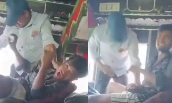 Lorry Driver Assaulted During Vehicle Inspection in Visakhapatnam Lorry Driver Assaulted During Vehicle Inspection in Visakhapatnam