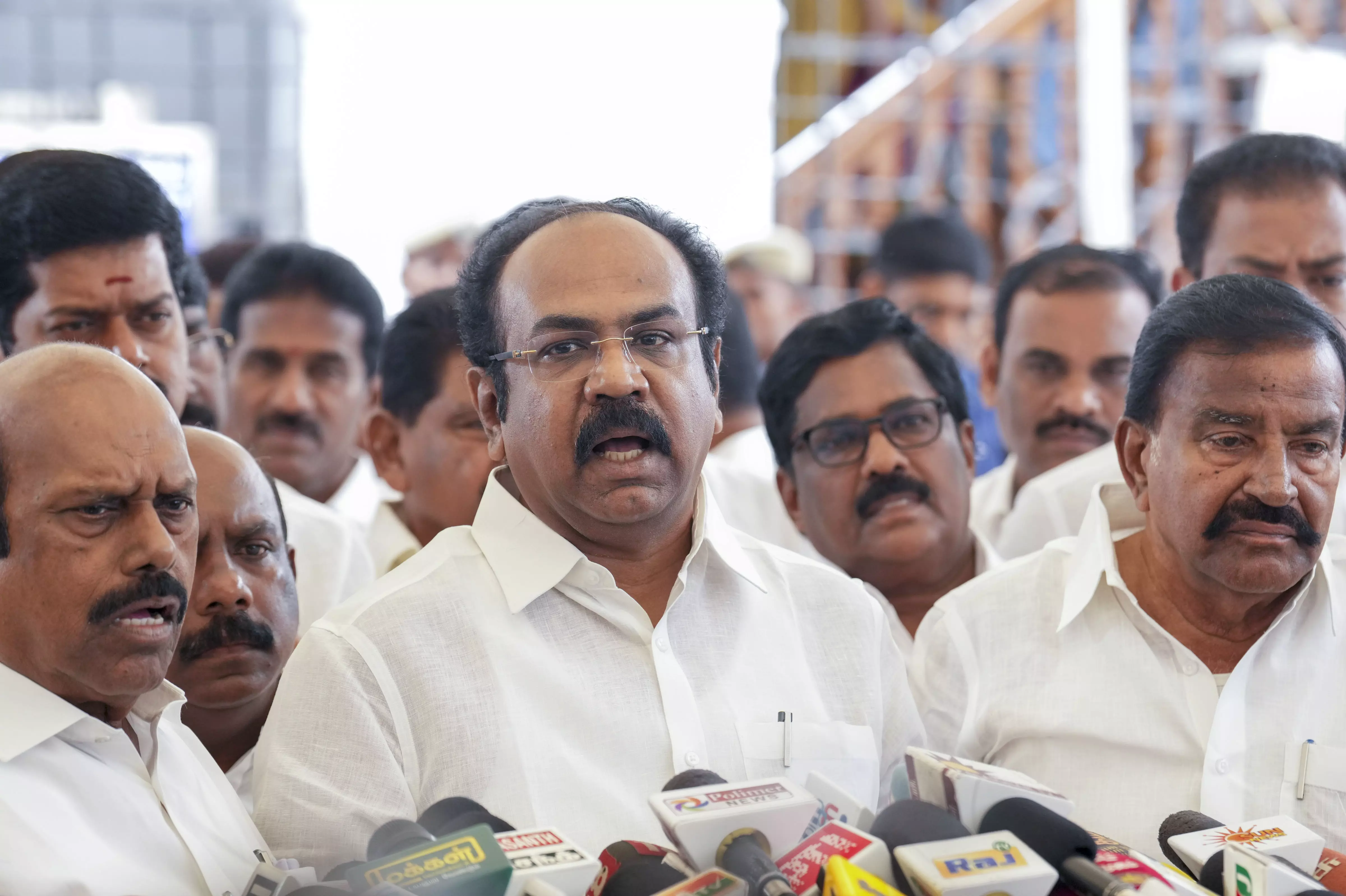DMK Walks Out of Assembly as Vijay Scraps Parandur Airport Project DMK Walks Out of Assembly as Vijay Scraps Parandur Airport Project