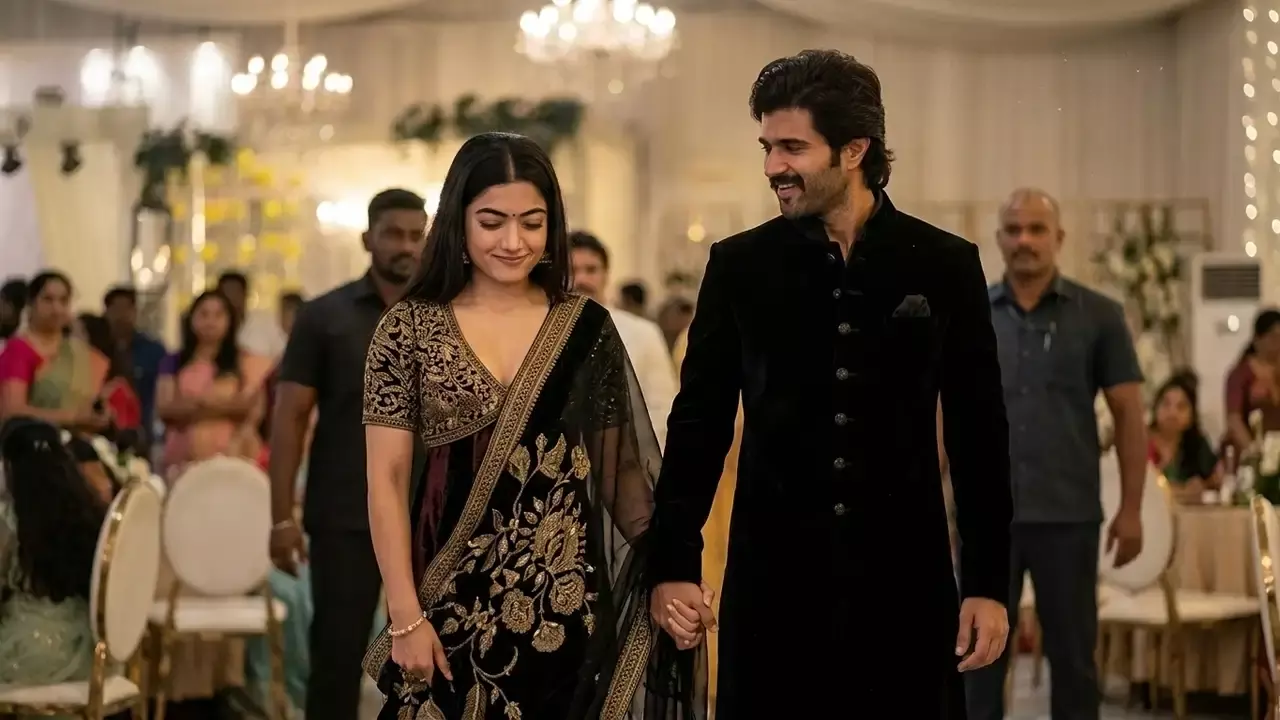 Rashmika Attends An Event While Undergoing Rest? Pics Go Viral Rashmika Attends An Event While Undergoing Rest? Pics Go Viral