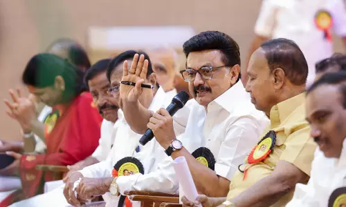 Stalin Hits Out at CM Vijay Over Alleged Political Hypocrisy, Administrative Failure Stalin Hits Out at CM Vijay Over Alleged Political Hypocrisy, Administrative Failure