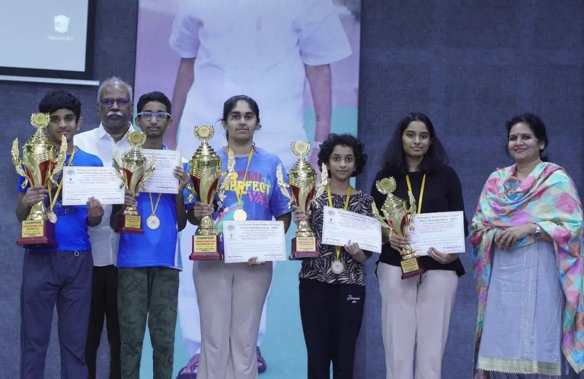 Nidhish, Yashvi Win State U-17 Chess Tournament Nidhish, Yashvi Win State U-17 Chess Tournament