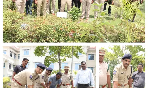 SP Calls for Collective Efforts To Increase Green Cover in Kamareddy SP Calls for Collective Efforts To Increase Green Cover in Kamareddy