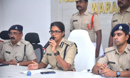 Police Intensify Crackdown on Ganja Smuggling in Erstwhile Warangal Police Intensify Crackdown on Ganja Smuggling in Erstwhile Warangal