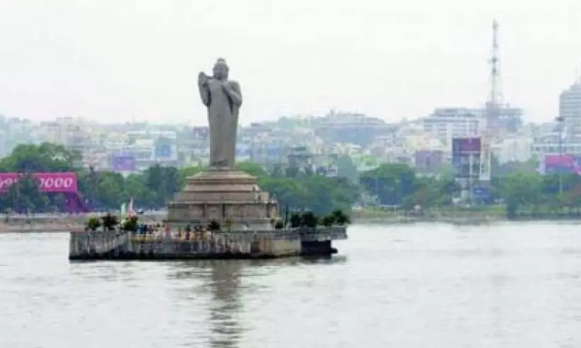 Sudanese Man Jumps Into Hussain Sagar, Rescued by Police Sudanese Man Jumps Into Hussain Sagar, Rescued by Police