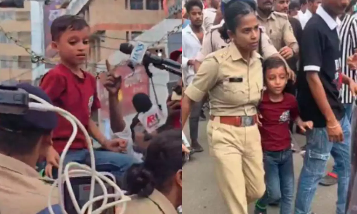 6-Year-Old Boy Joins Bihar BPSC Protest, Demands CM’s Resignation 6-Year-Old Boy Joins Bihar BPSC Protest, Demands CM’s Resignation