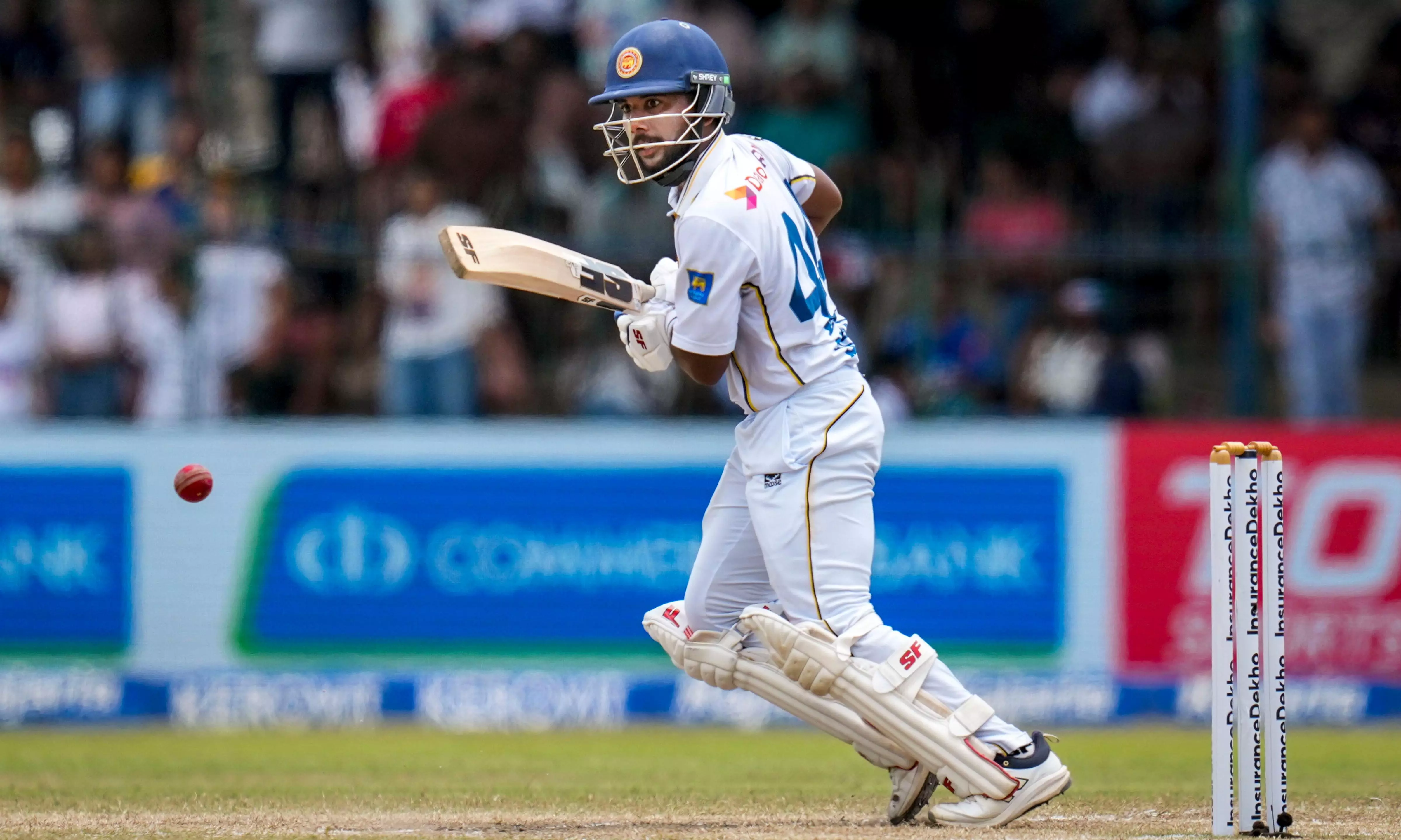 IND vs SL, 2nd Test: Dinusha, SL Tail-Enders Keep India at Bay as Hosts Take Tea at 383/8 IND vs SL, 2nd Test: Dinusha, SL Tail-Enders Keep India at Bay as Hosts Take Tea at 383/8