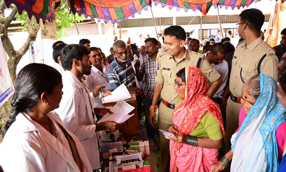 Adilabad SP Akhil Mahajan Urges Villagers, Students to Stay Away from Ganja and Illicit Liquor