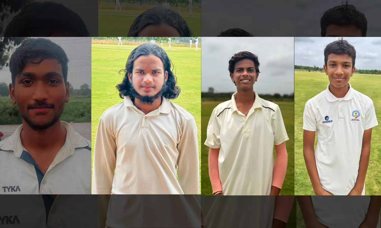 Abhishek, Meraj, Karthik, Neev Best in Cricket League Abhishek, Meraj, Karthik, Neev Best in Cricket League