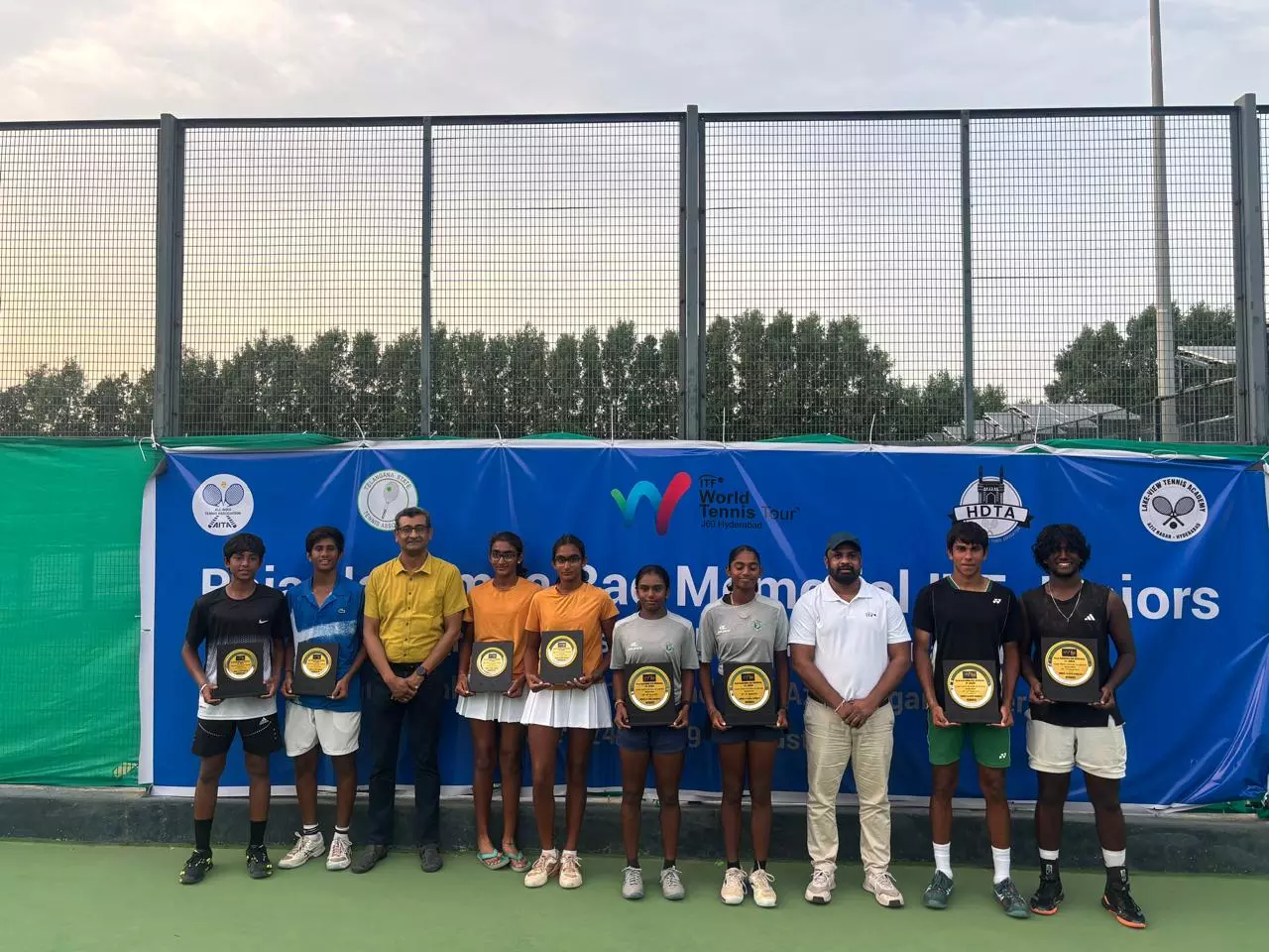 Savitha in Line for Double Title at Raja Memorial Tennis Tourney Savitha in Line for Double Title at Raja Memorial Tennis Tourney