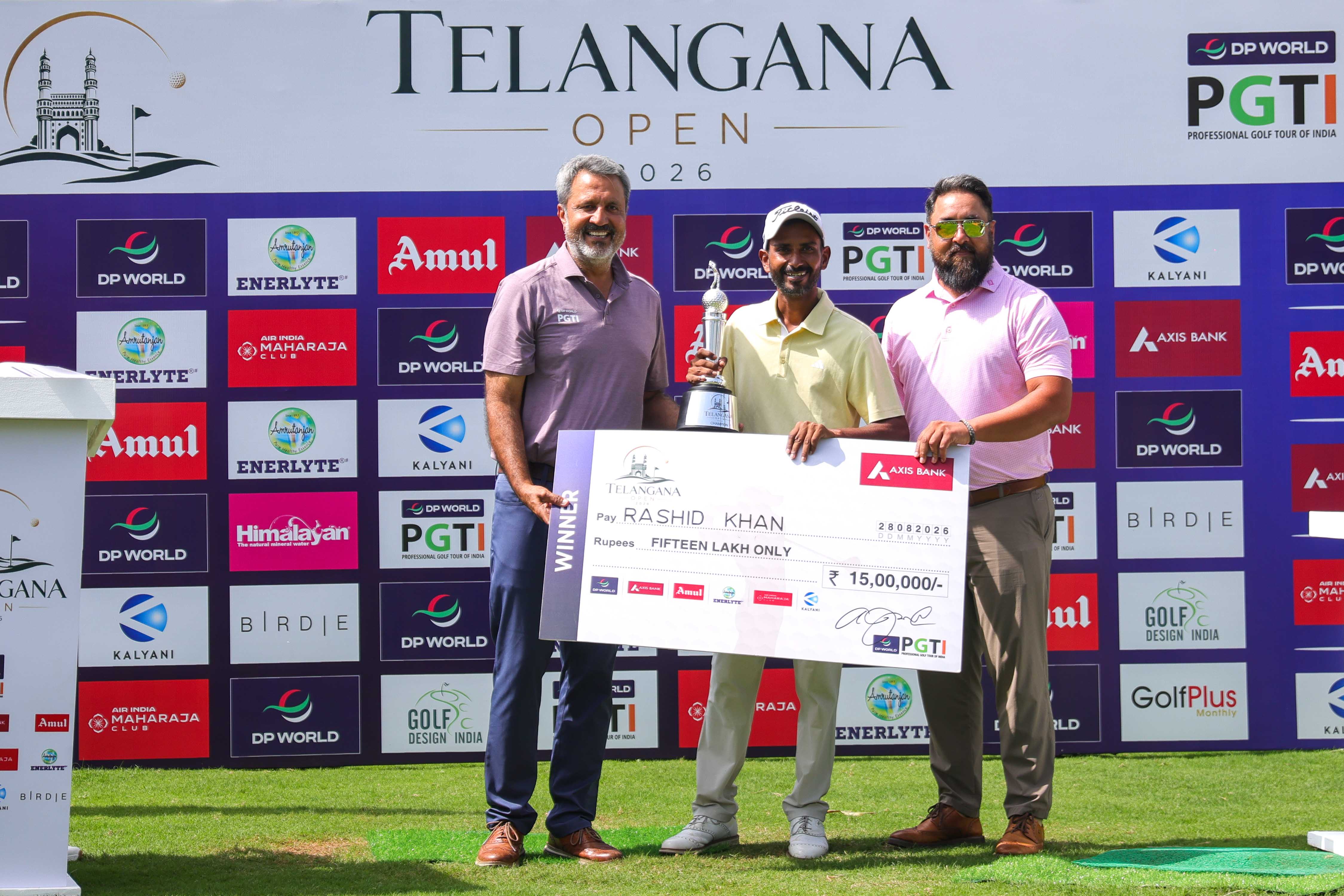 Rashid Wins Telangana Open Golf to End 7-Year Wait