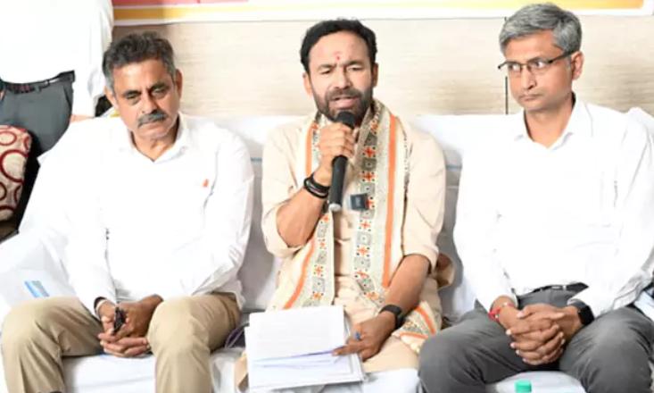 Kishan Reddy, Vishweshwar Reddy Inspect Rs 27-Cror