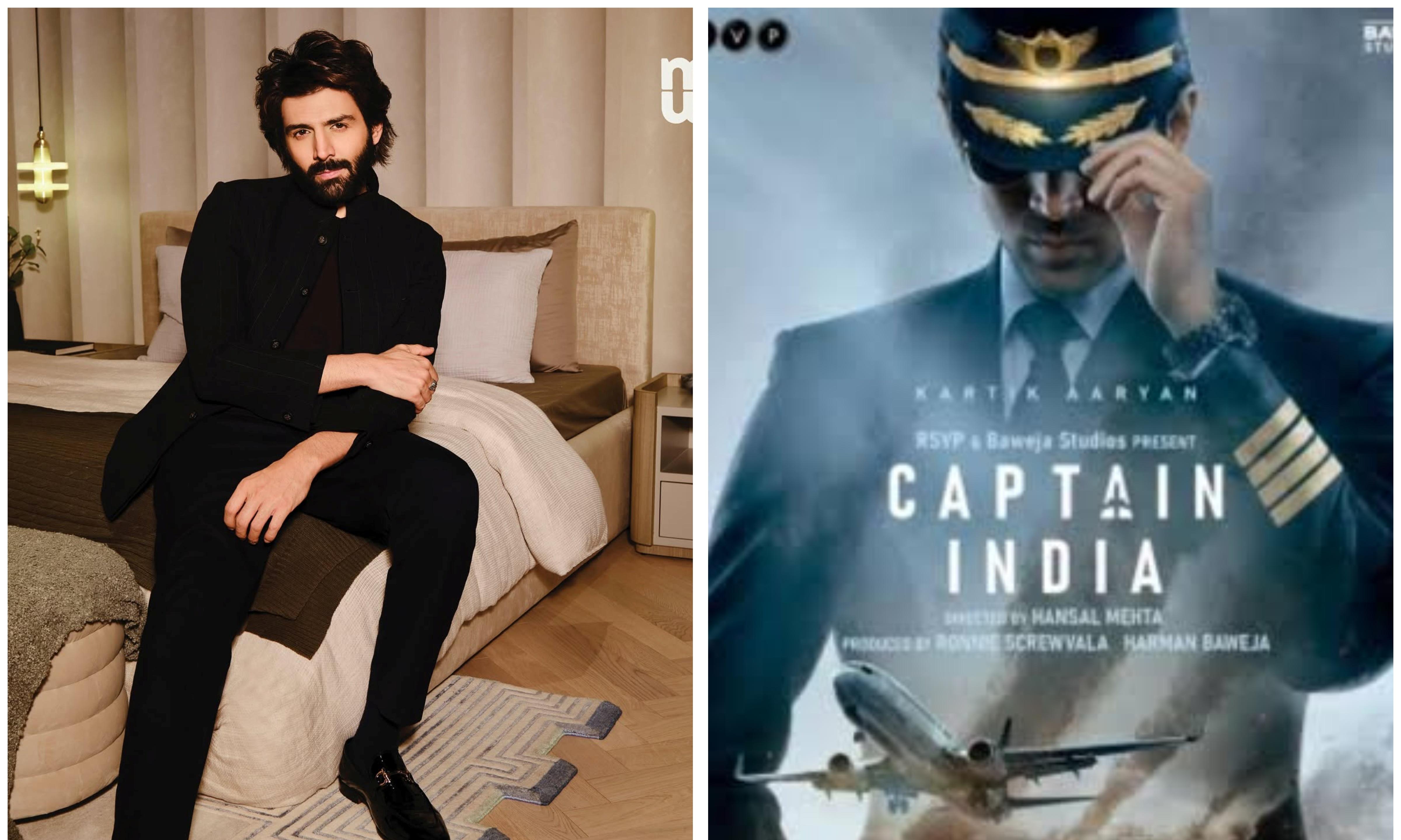 Kartik Aaryan Takes Flying Lessons for ‘Captain In