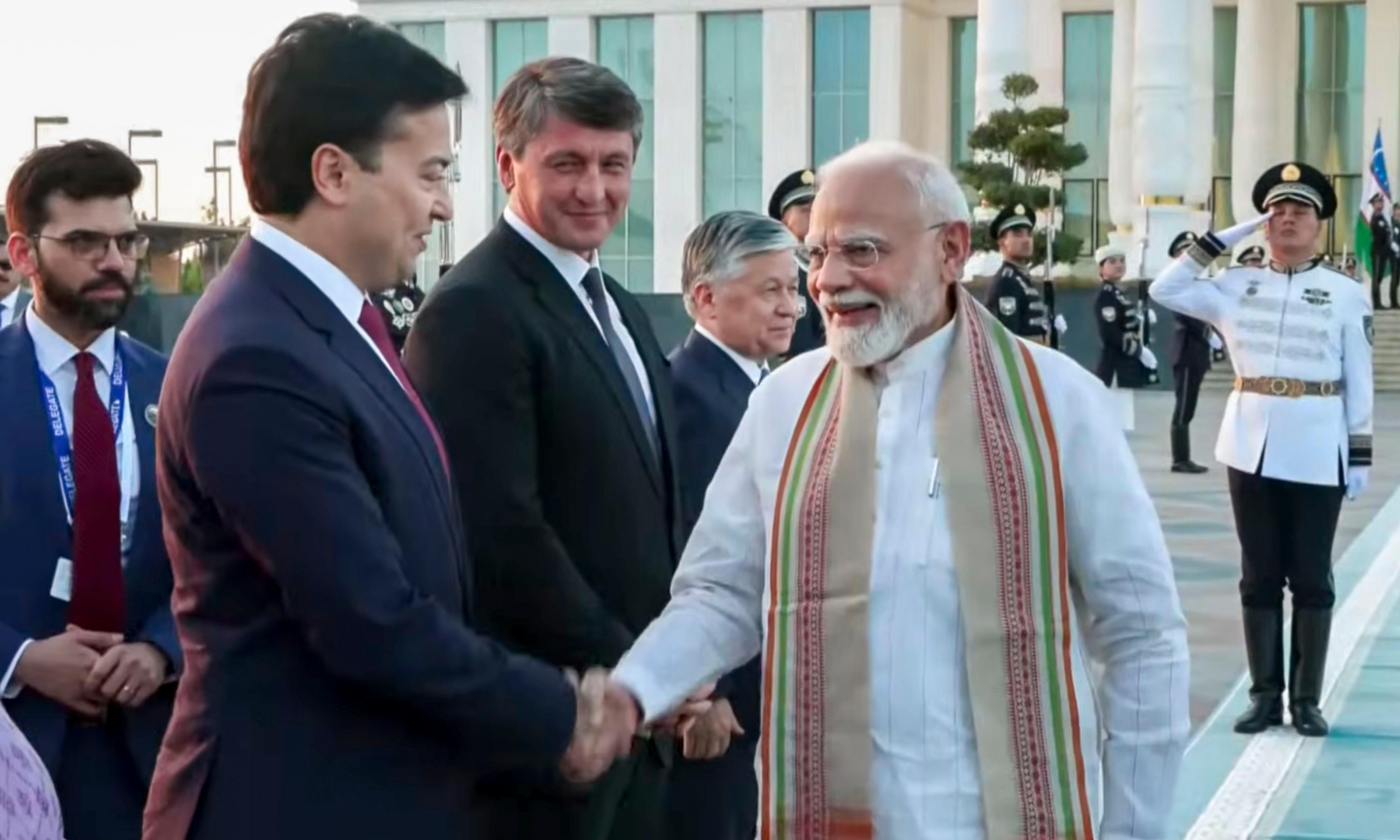 PM Modi Arrives in Kyrgyzstan for SCO Summit
