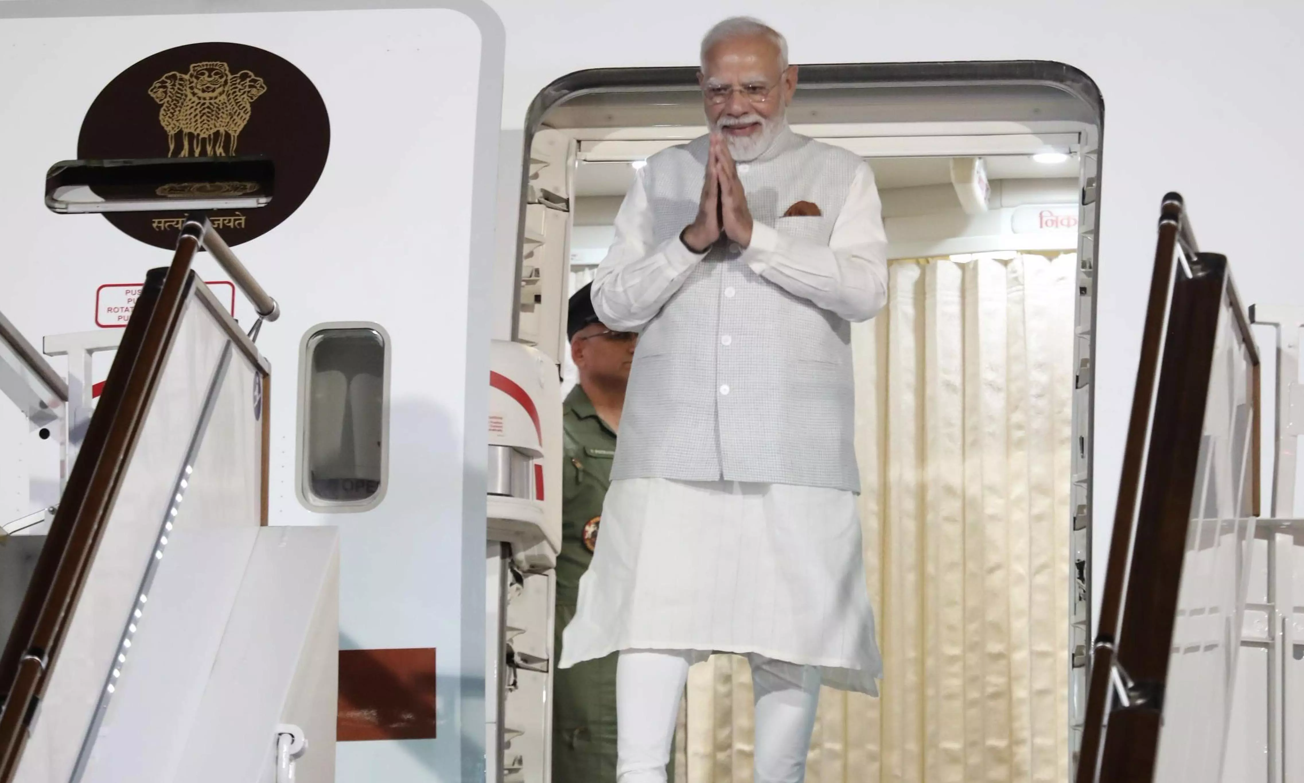 PM Modi Arrives in Kyrgyzstan for SCO Summit PM Modi Arrives in Kyrgyzstan for SCO Summit