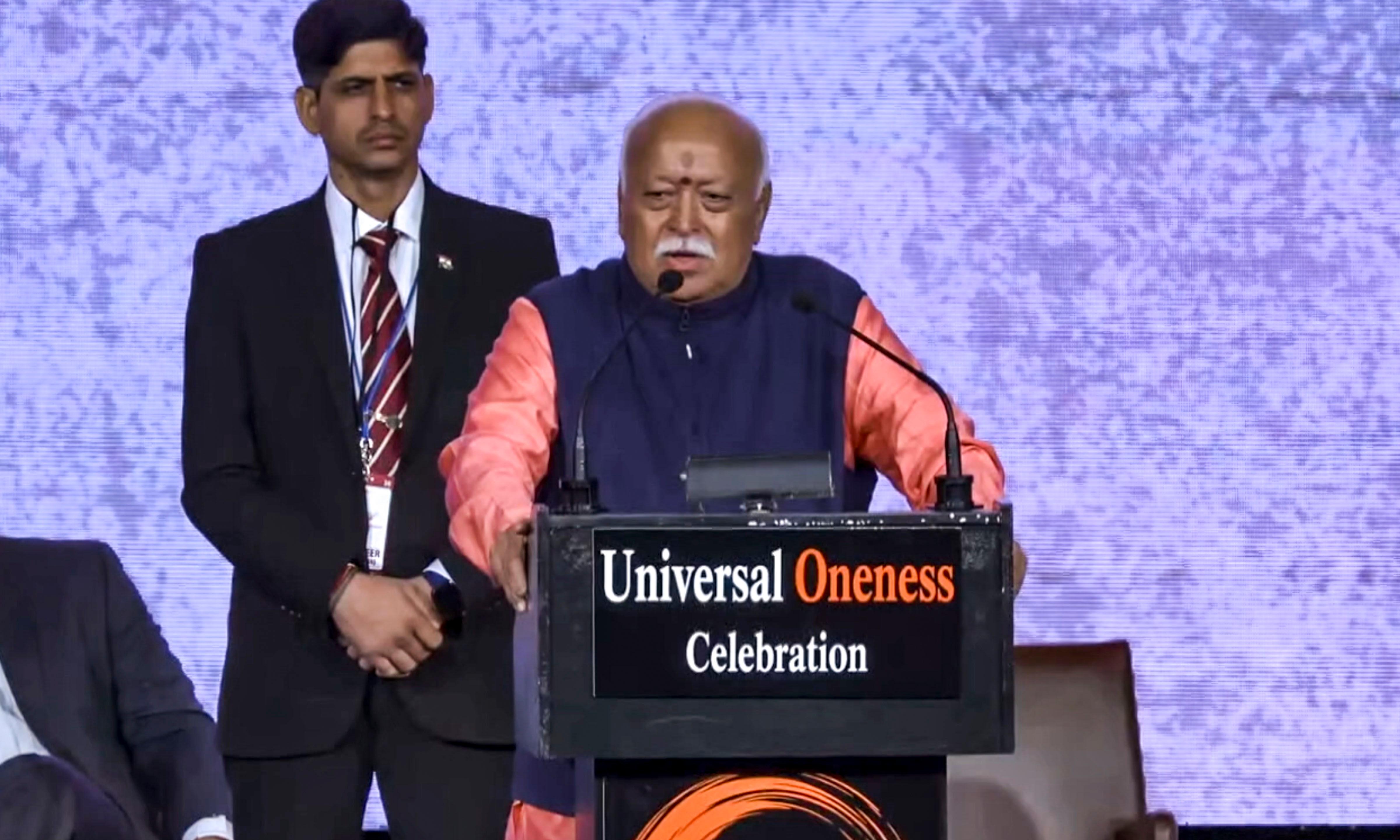 Bhagwat’s US Diversity Remarks Spark Opposition’s 