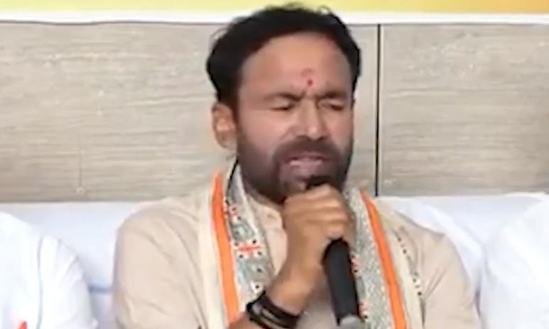 Kishan Reddy Slams BRS, Congress. Over Debt, Graft