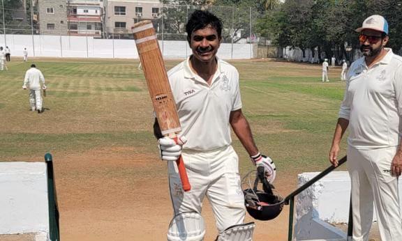 DGP Anand Hits Unbeaten Century In Hyderabad Crick