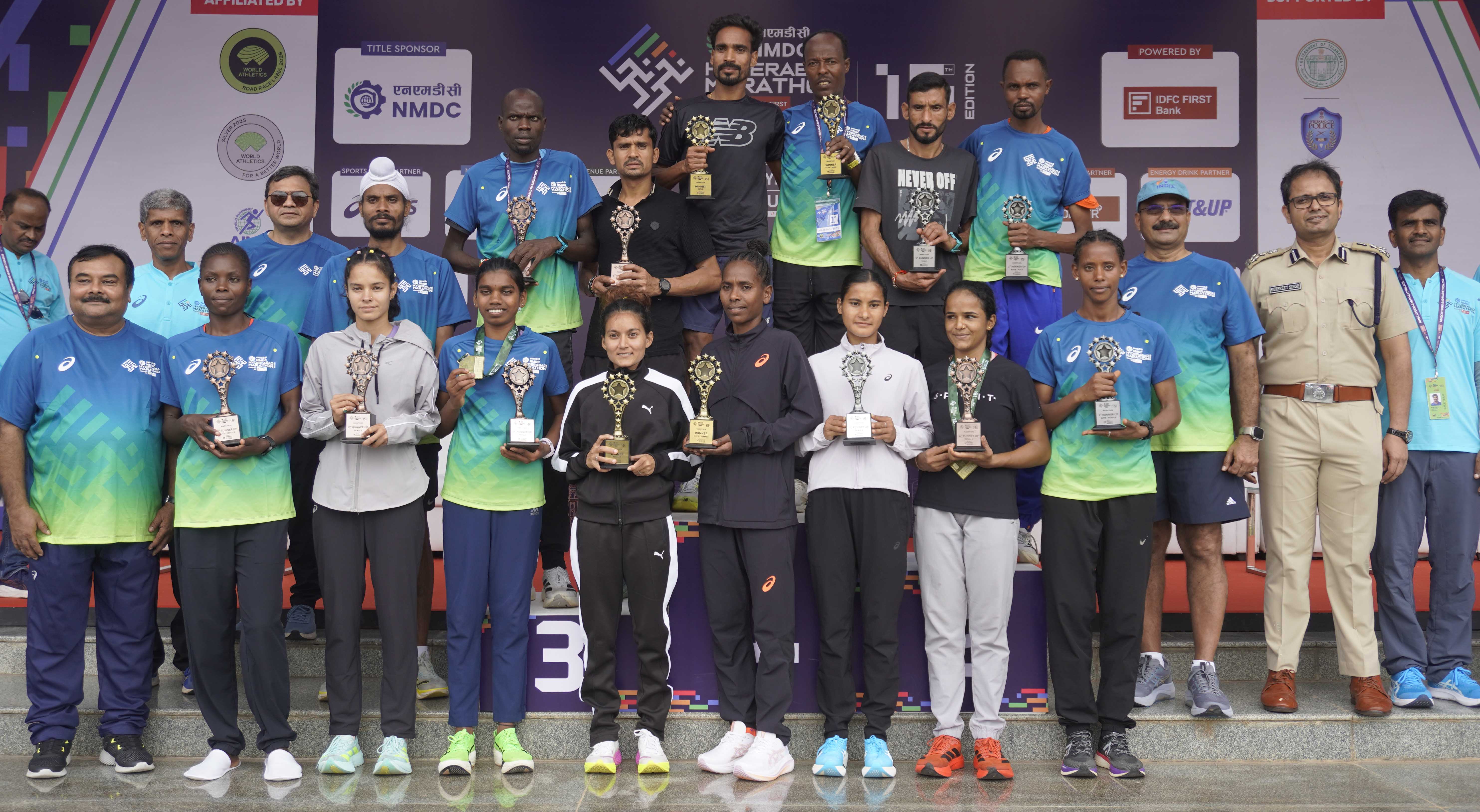 Gopi, Nirmaben Are India’s Best At Hyderabad Marat
