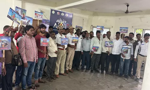 Kulsumpura Police Hold Road Safety Drive at Gudimalkapur