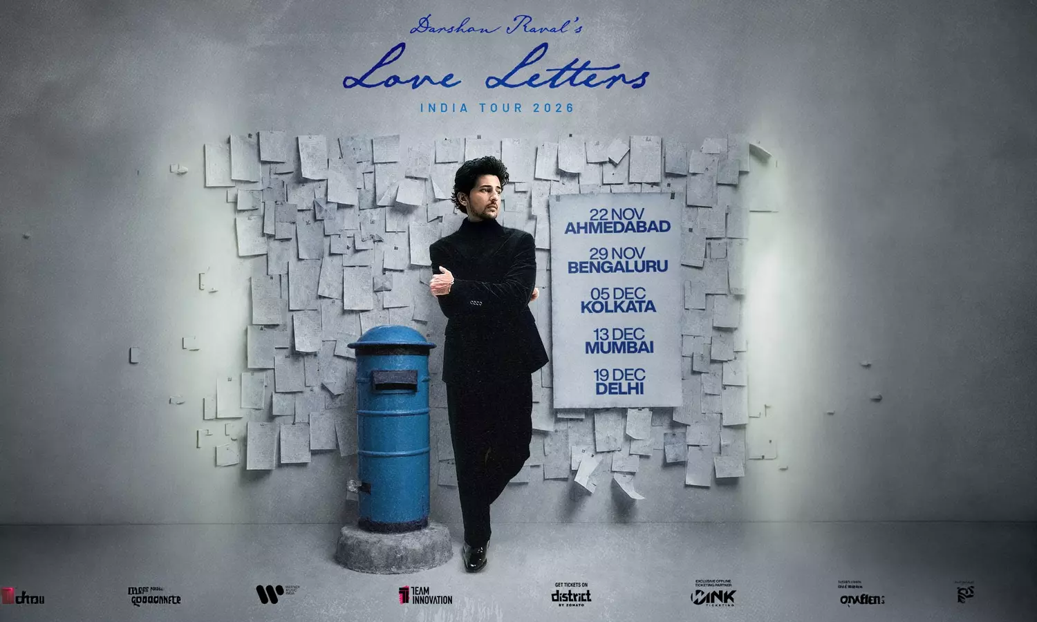 Popstar Darshan Raval Announces His Love Letters India Tour Popstar Darshan Raval Announces His Love Letters India Tour
