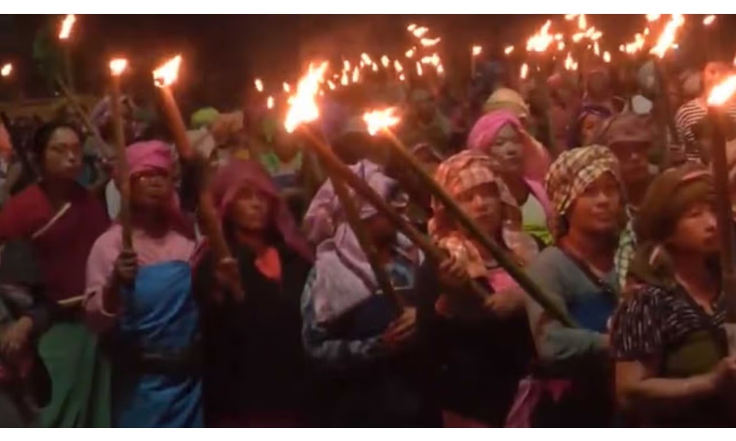 Torchlight Vigil Over NRC Demand Turns Violent In Manipur