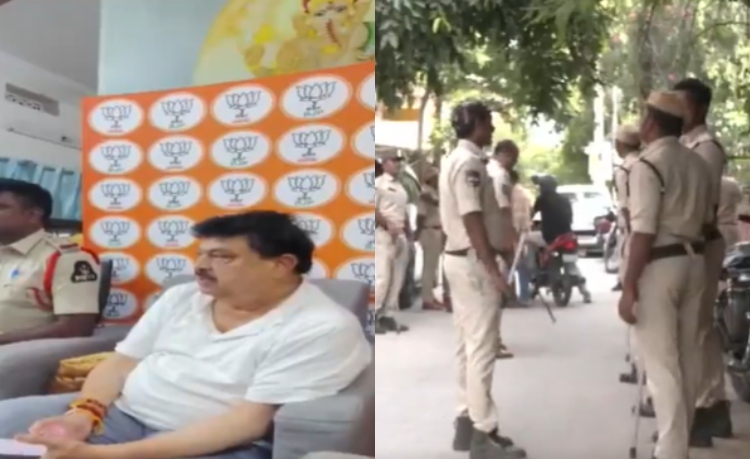 Telangana BJP Chief Ramchander Rao Placed Under House Arrest Ahead of Nalgonda Visit