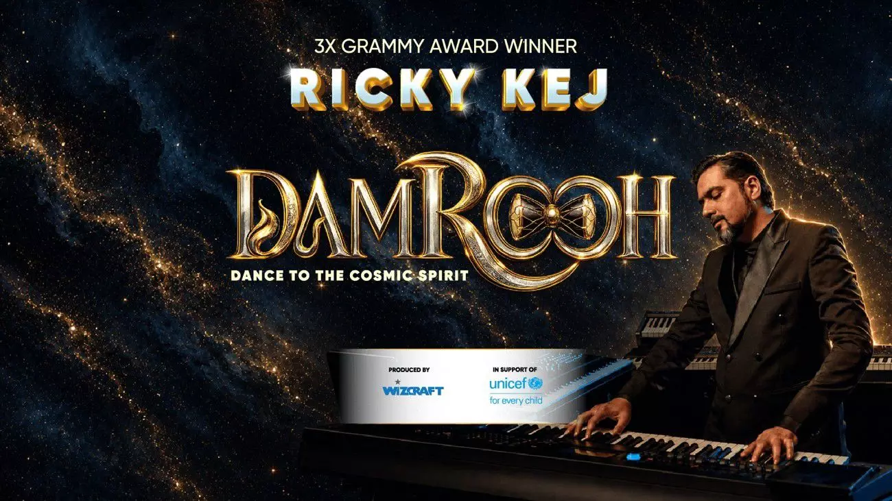3X Grammy Winner Ricky Kej Announces Multi City India Tour Damrooh 3X Grammy Winner Ricky Kej Announces Multi City India Tour Damrooh