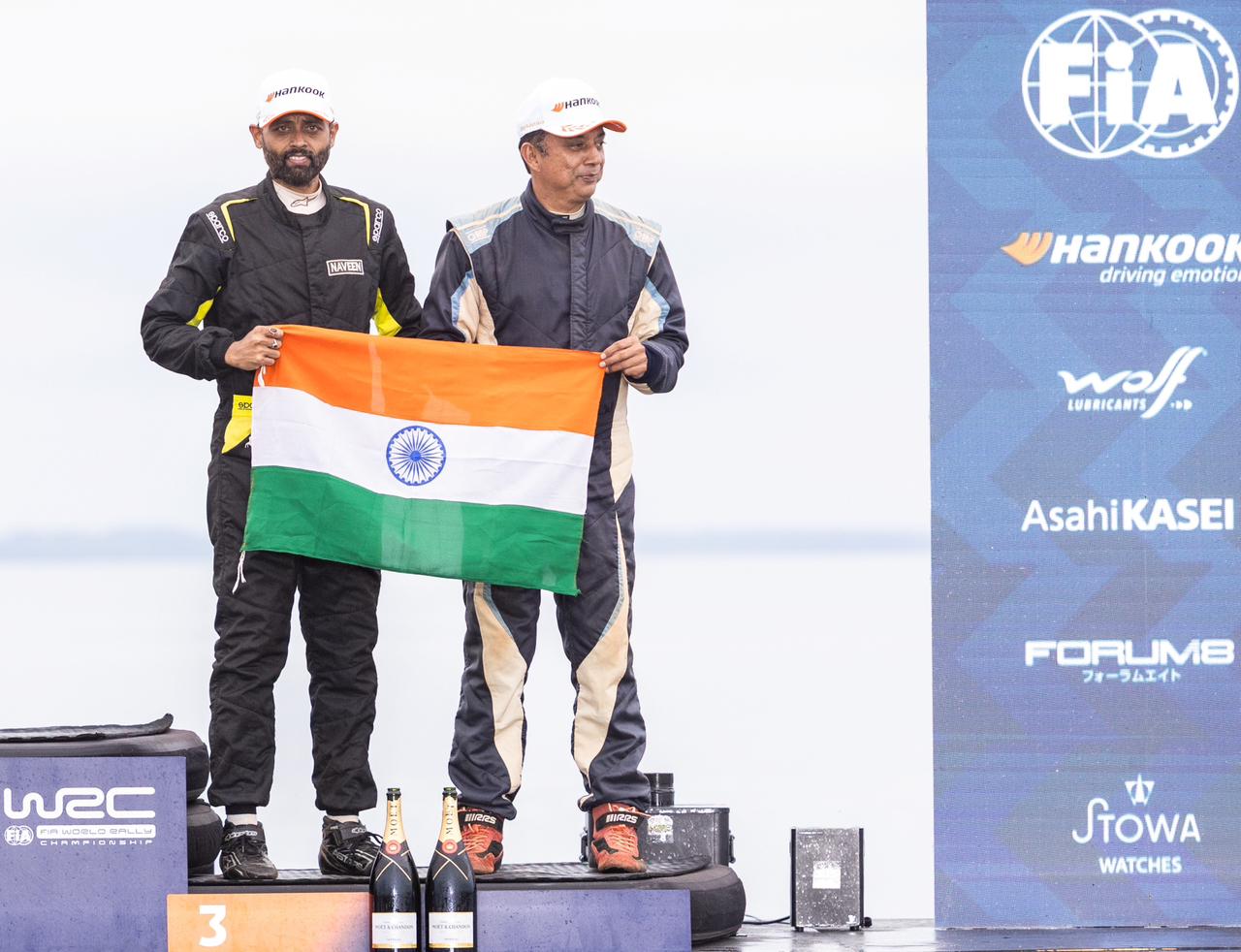 Hat-Trick Of Podiums For Naveen & Musa At Paraguay Rally