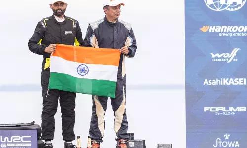 Hat-Trick Of Podiums For Naveen & Musa At Paraguay Rally