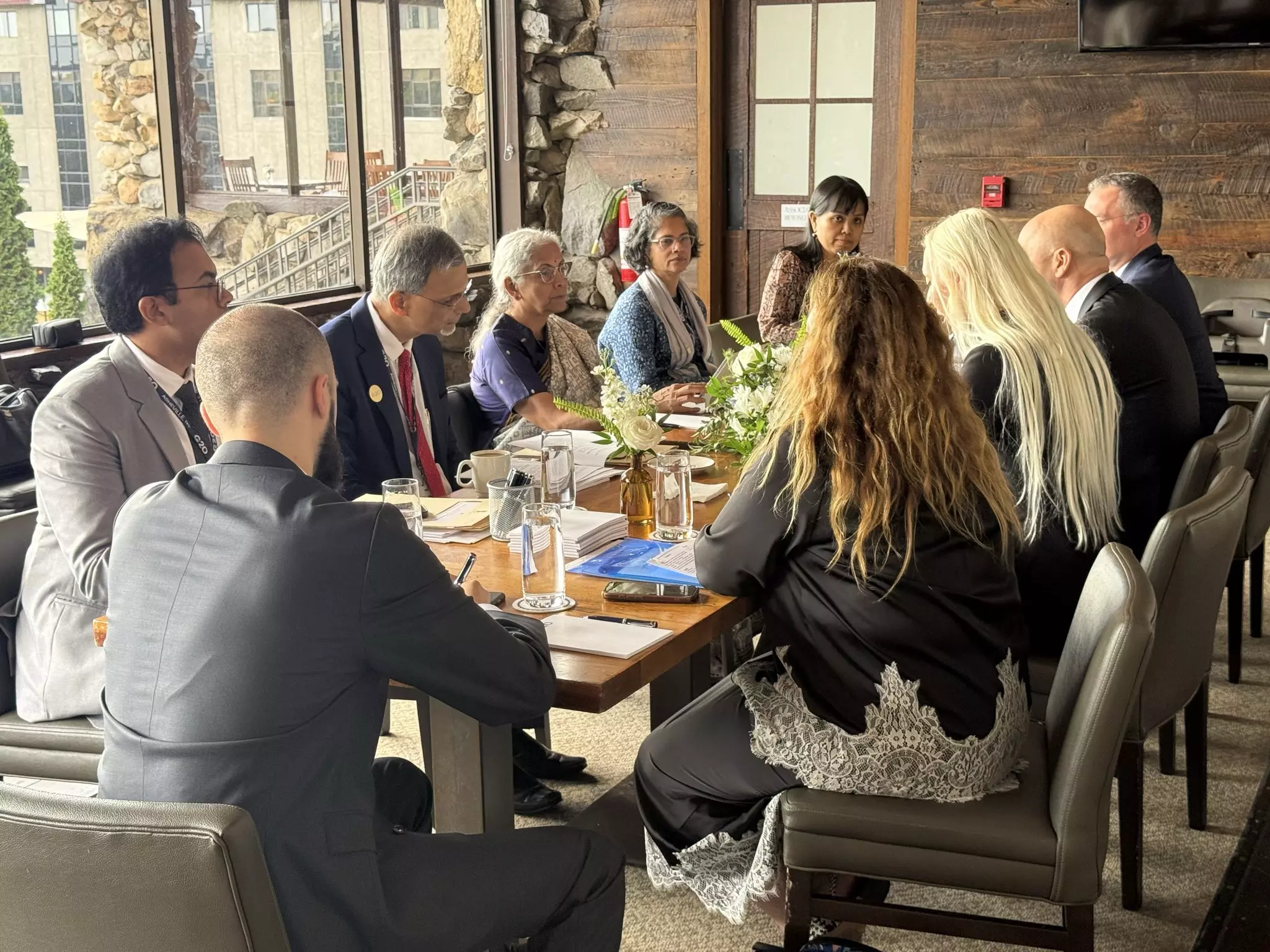 Sitharaman Holds Key Talks with Russia, S Korea Delegations at G20 Finance Meet Sitharaman Holds Key Talks with Russia, S Korea Delegations at G20 Finance Meet