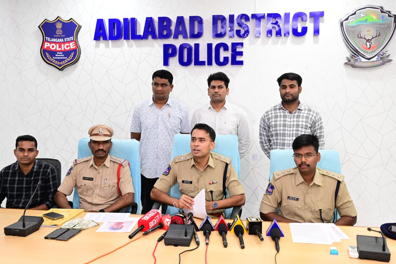 Adilabad Police Nab Inter-State Cyber Criminal in Rs 5.3 Cr Fraud