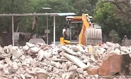 Dilapidated Rajasthan School Building Demolished After CJP Campaign Dilapidated Rajasthan School Building Demolished After CJP Campaign
