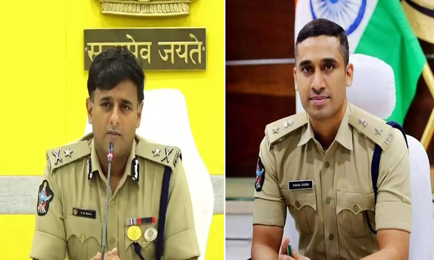 AP Govt Reinstates IPS Officers Kanthi Rana Tata, Vishal Gunni AP Govt Reinstates IPS Officers Kanthi Rana Tata, Vishal Gunni