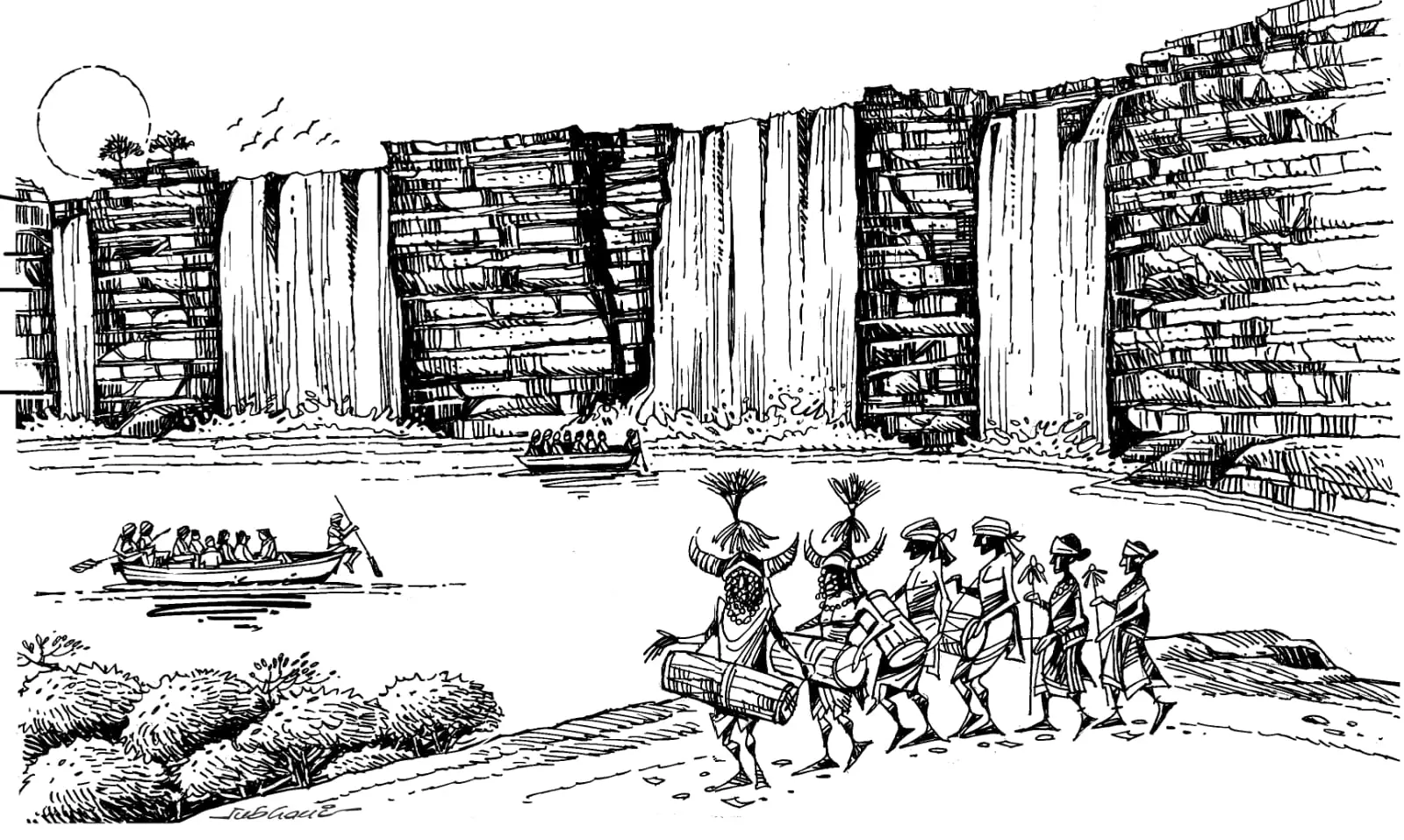 Waterfalls, Landscapes, Crafts Of Chhattisgarh Leave Lasting Impression For DC Cartoonist Waterfalls, Landscapes, Crafts Of Chhattisgarh Leave Lasting Impression For DC Cartoonist