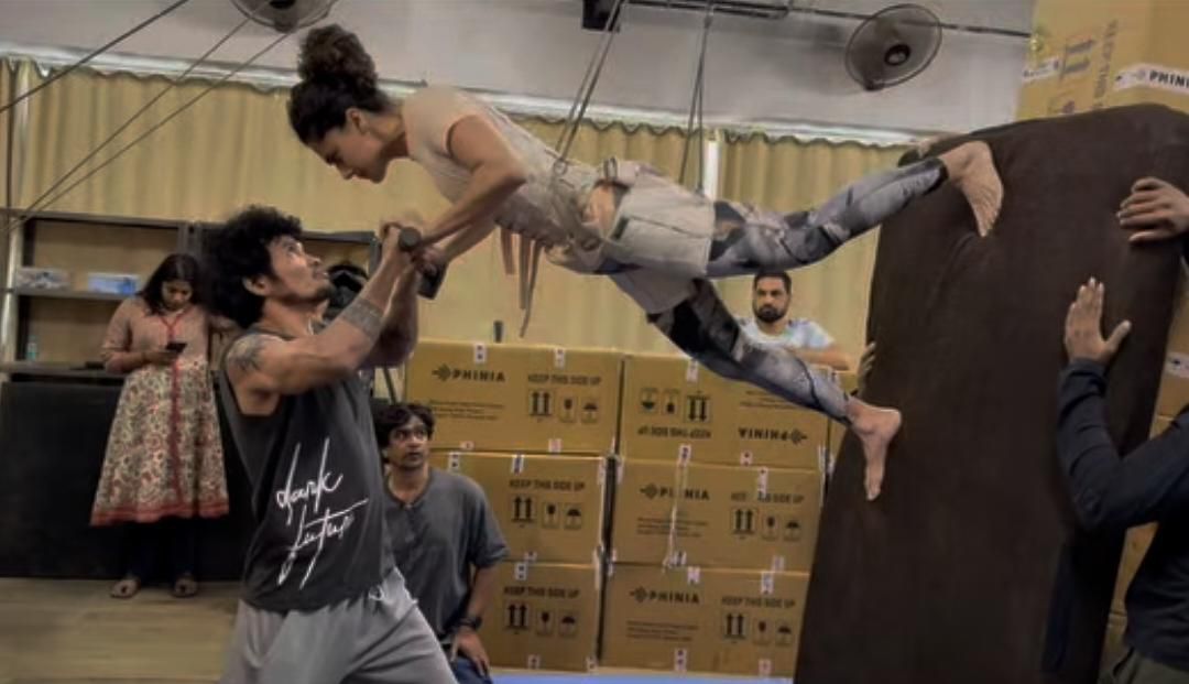 Brahim Chab Shares Gandhari Action Videos With Taapsee Pannu