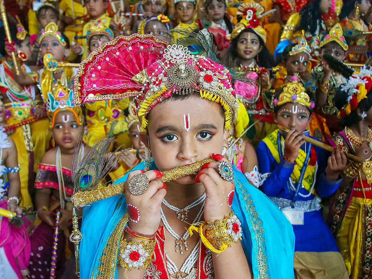Sri Krishna Janmashtami Celebrated Across Tirupati, Chittoor Districts Sri Krishna Janmashtami Celebrated Across Tirupati, Chittoor Districts