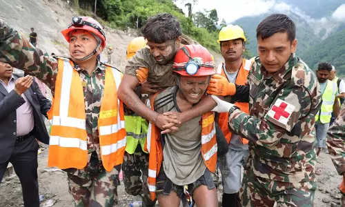 Nepal: Two Trapped Tunnel Workers Rescued 10 Days After Floods Nepal: Two Trapped Tunnel Workers Rescued 10 Days After Floods