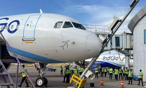 Indigo Flight Hits Pole While Parking At Srinagar Airport, No Injuries Indigo Flight Hits Pole While Parking At Srinagar Airport, No Injuries