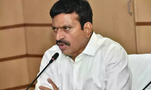 BRS MLA Warns Minister Ponguleti At Protest Programme