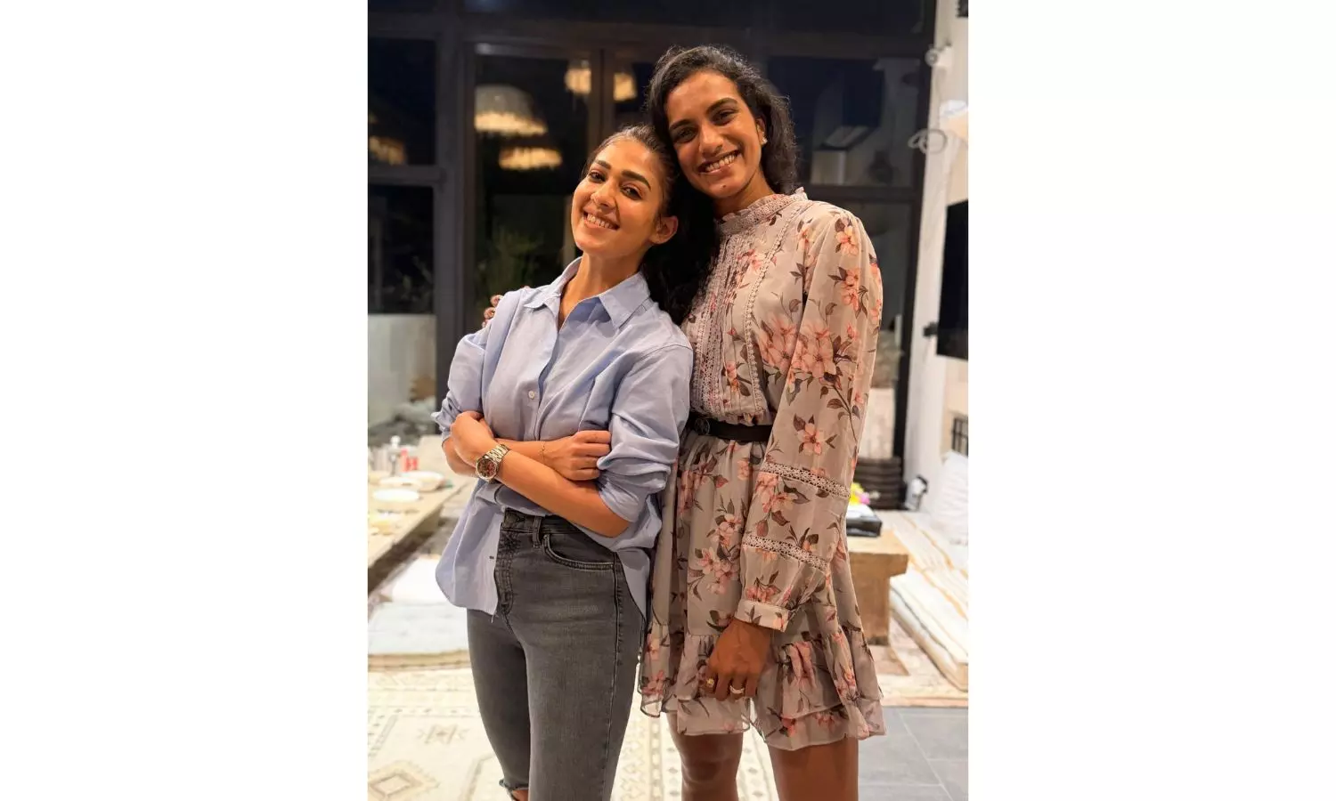 PV Sindhu Spends Time With Nayantara PV Sindhu Spends Time With Nayantara