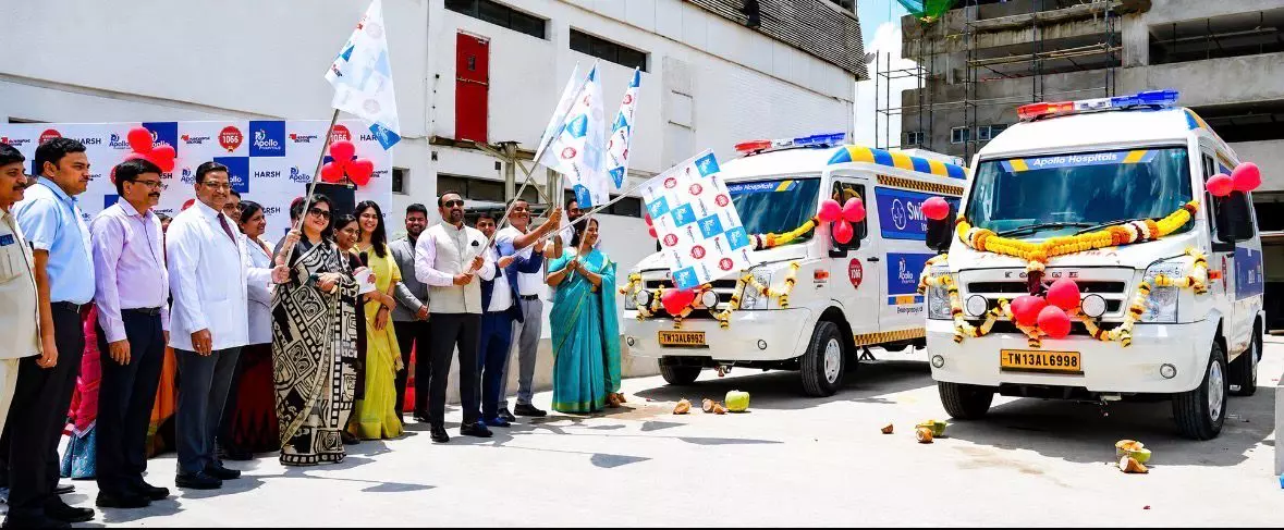Telangana: Apollo Hospitals, Billion Hearts Beating Foundation And Marsh India Team Up For Faster Emergency Care Telangana: Apollo Hospitals, Billion Hearts Beating Foundation And Marsh India Team Up For Faster Emergency Care