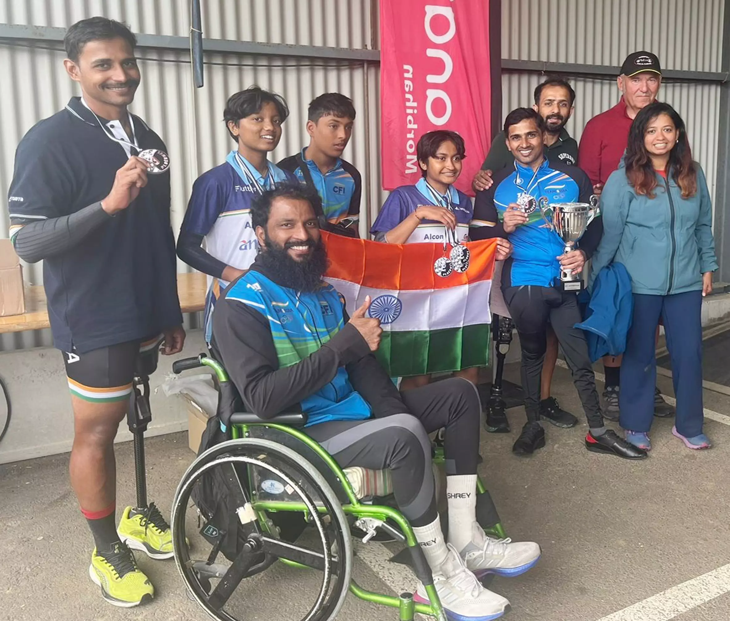 Indian Para-Cyclists Shine in French Meet Indian Para-Cyclists Shine in French Meet
