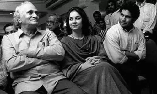 Sachin Tendulkar Launches Fellowship in Memory of His Father on Teachers Day Sachin Tendulkar Launches Fellowship in Memory of His Father on Teachers Day
