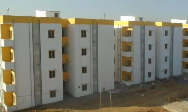 Beneficiaries of 2BHK Shift Out, Houses Demolished Beneficiaries of 2BHK Shift Out, Houses Demolished