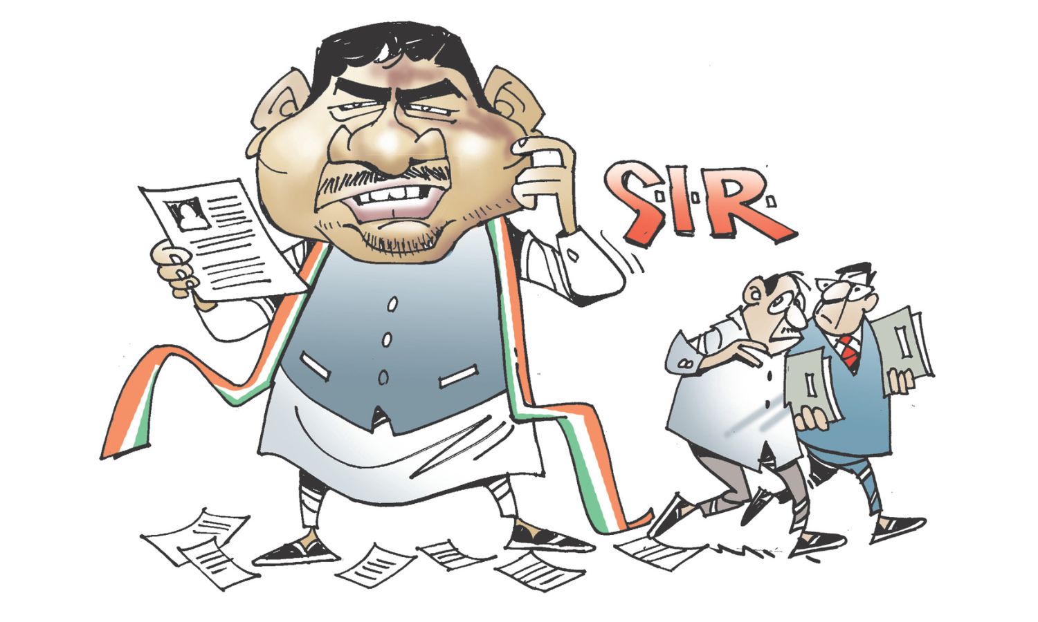 Telangana Neta Natter| Cong. Leaders Find The Sharp Edge Of SIR