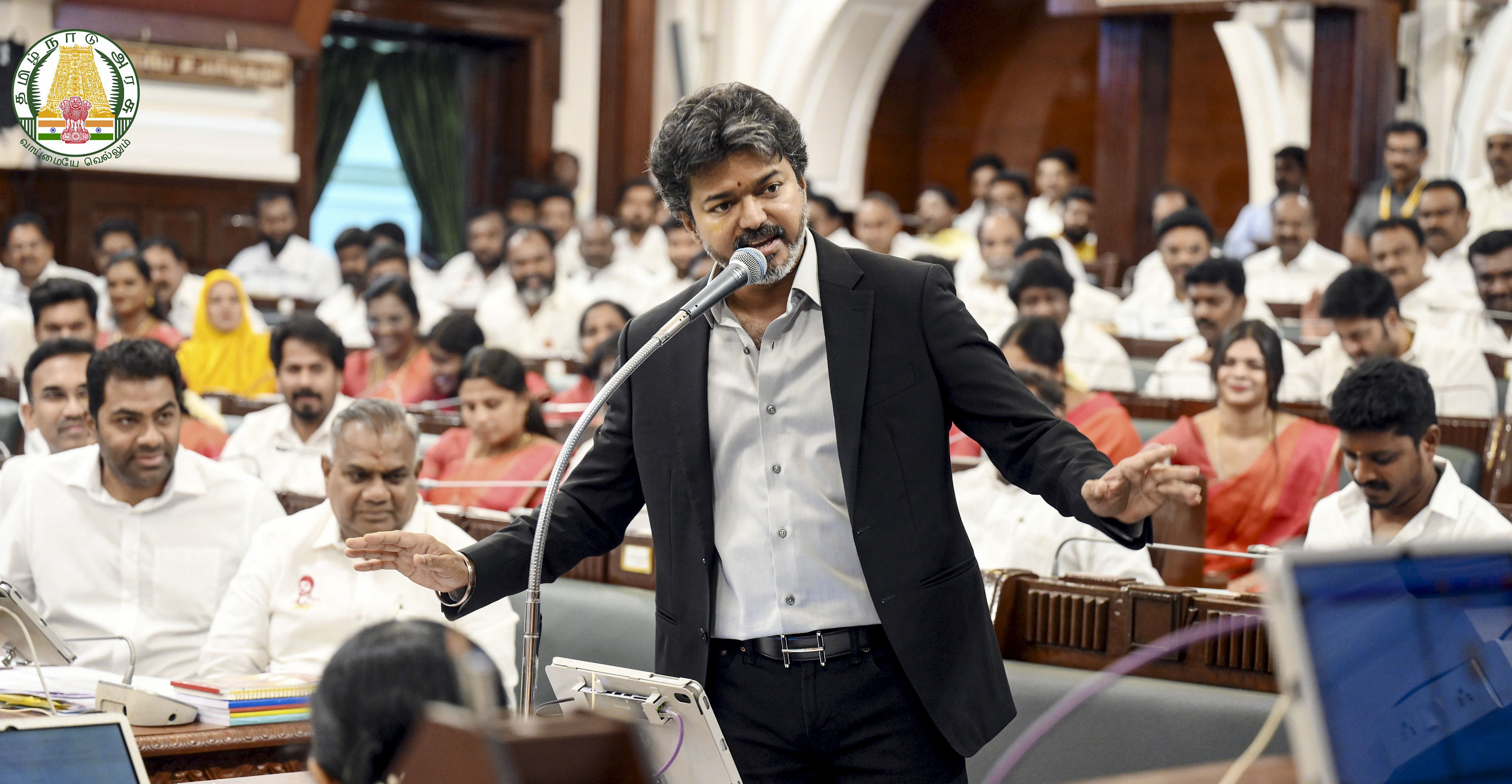 Vijay Warns Opposition Against Abusive Language Targeting Women