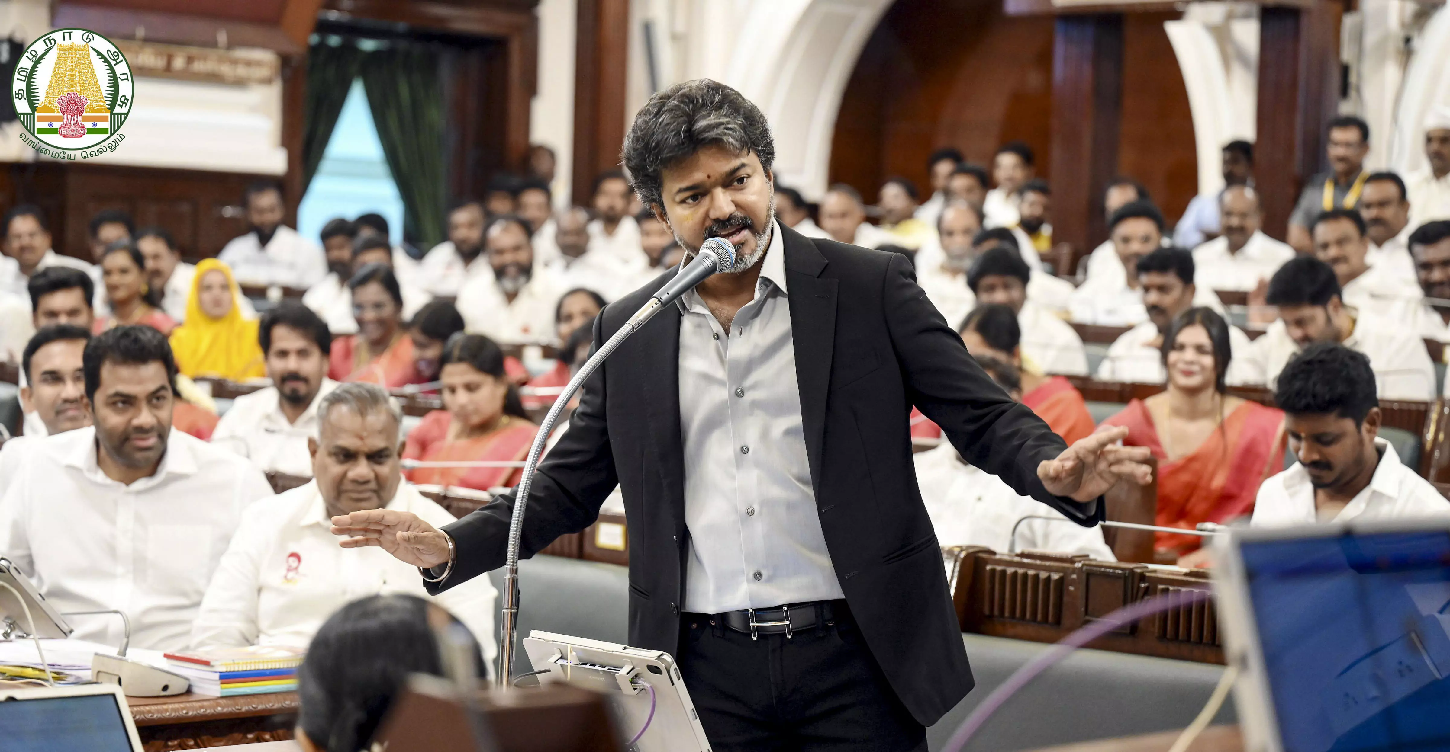 Wont Tolerate Abusive Language Against Women: Vijay Warns Oppn Wont Tolerate Abusive Language Against Women: Vijay Warns Oppn