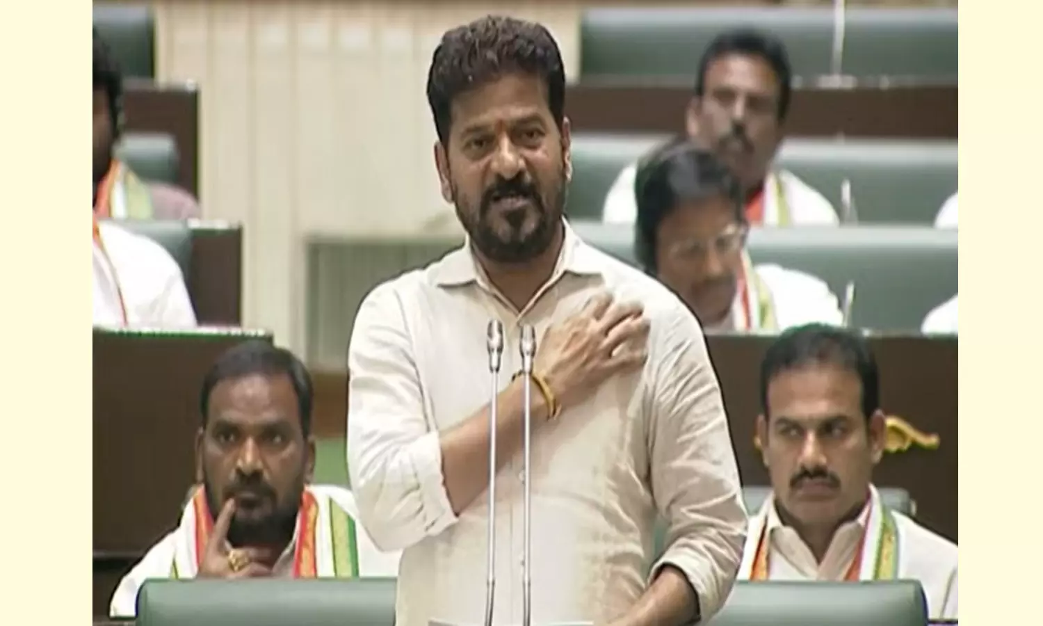CM Revanth Demands Expulsion of BRS MLC Over Remarks Against Assembly Speaker CM Revanth Demands Expulsion of BRS MLC Over Remarks Against Assembly Speaker