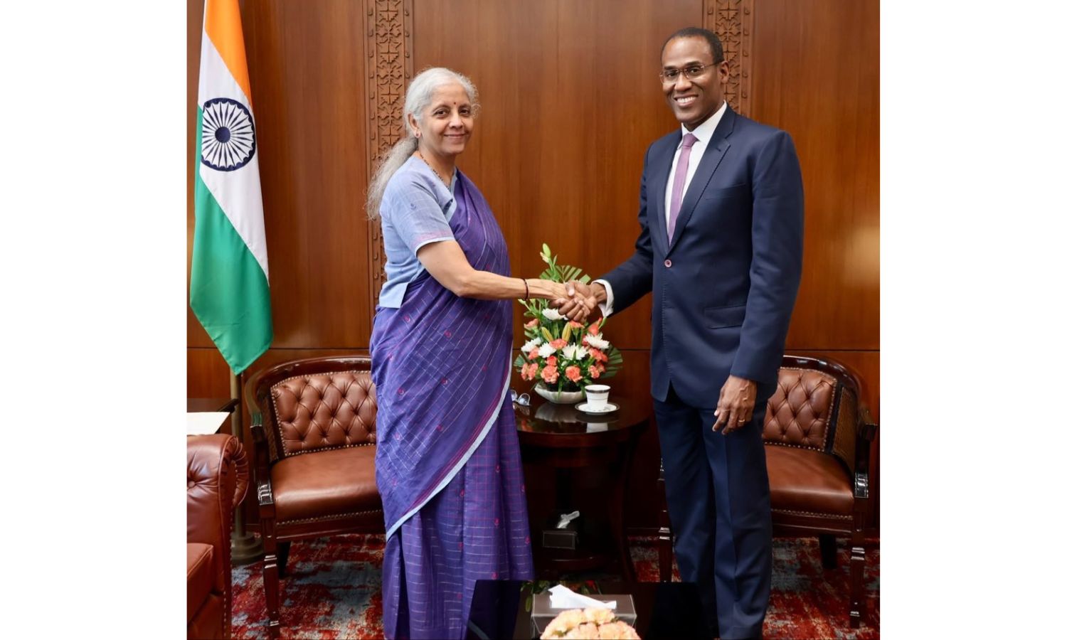 Nirmala Sitharaman, IMF Dy MD Nigel Clarke Discuss India's Economic Outlook