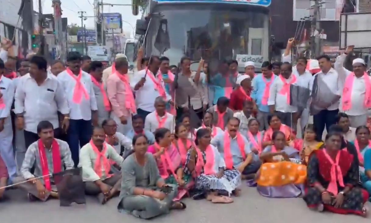 BRS Protest Follows Alleged Bar On MLAs, MLCs Attending Assembly